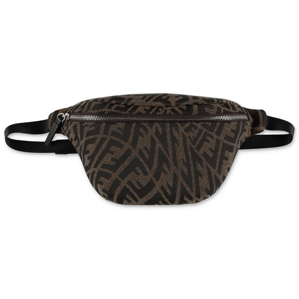 FENDI X SARAH COLEMAN FF Vertigo Kids Belt Bag Moro Black